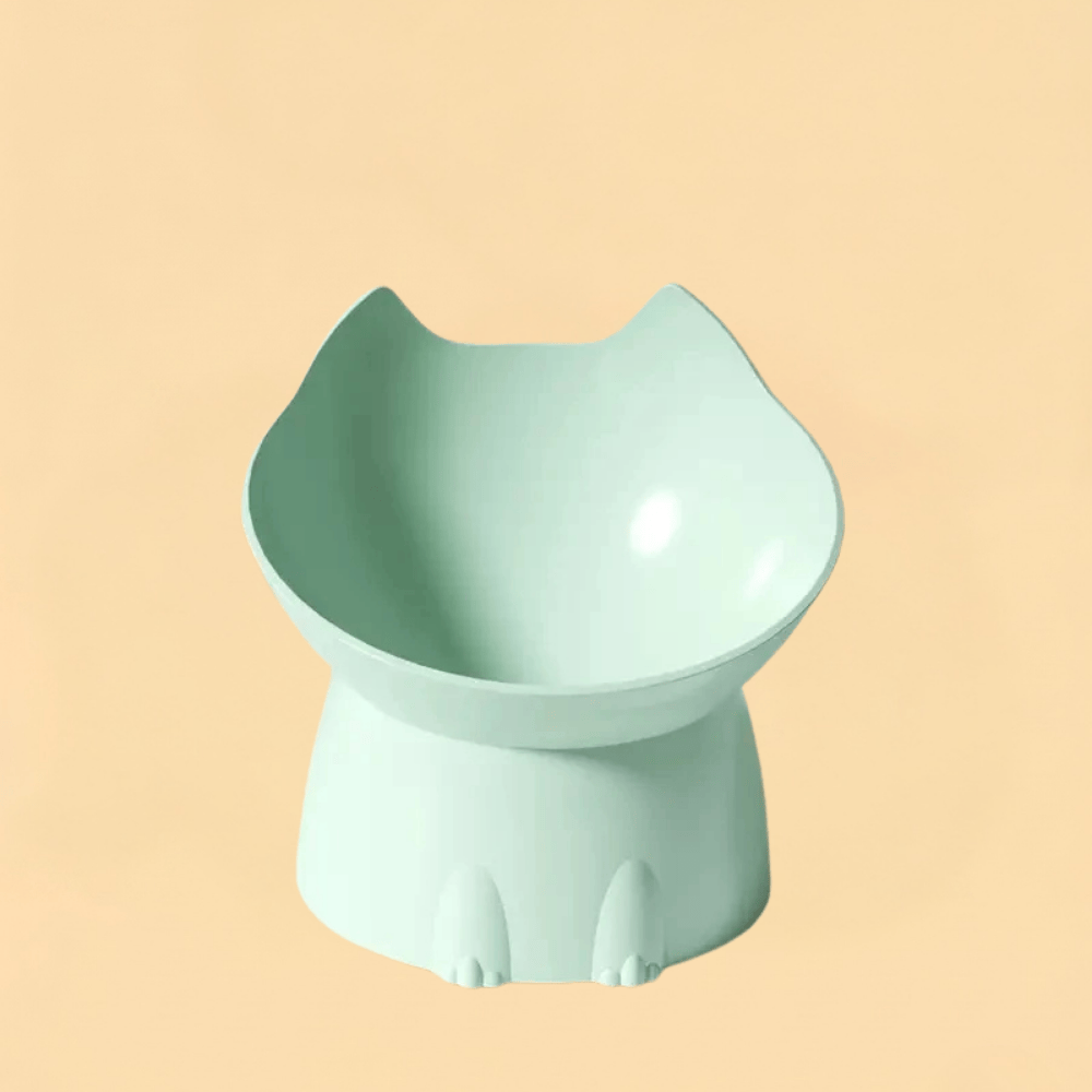 Comedouro Elevado Gatos Anti Tombo Protecao Cervical