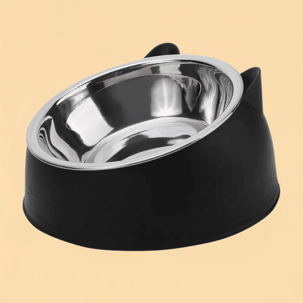 Tigela Pet de Inox Inclinada Ergonômica para Cães e Gatos