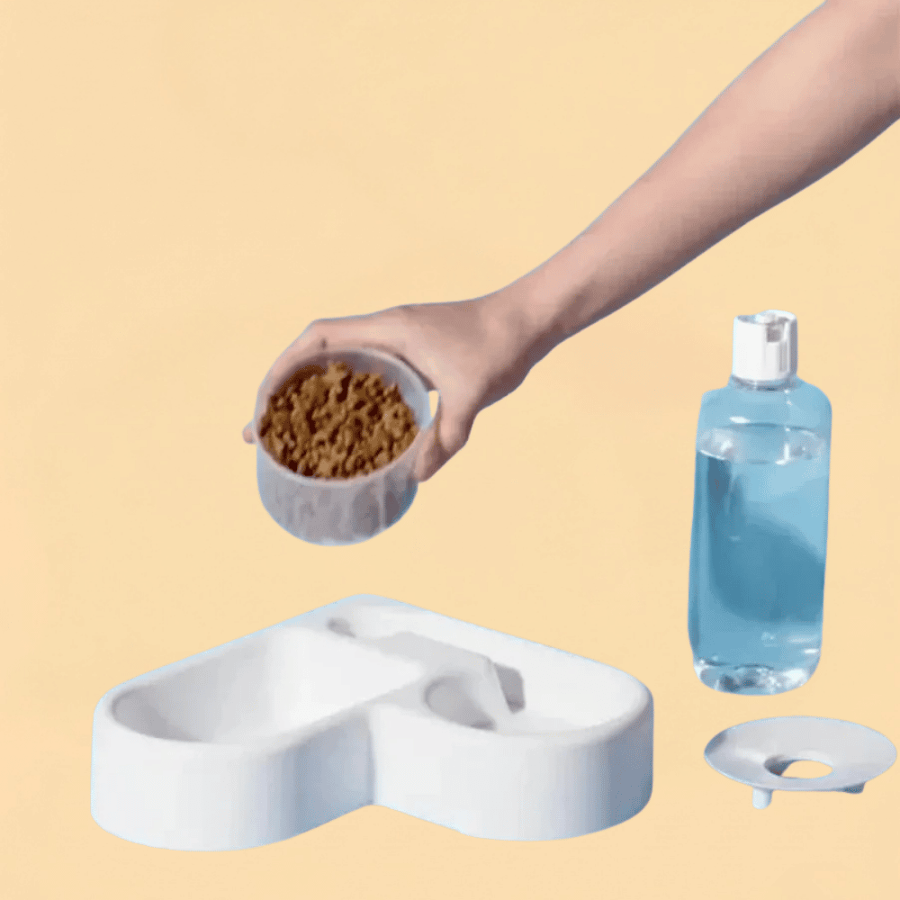 Comedouro e Bebedouro Automático Pet com Proteção Contra Umidade