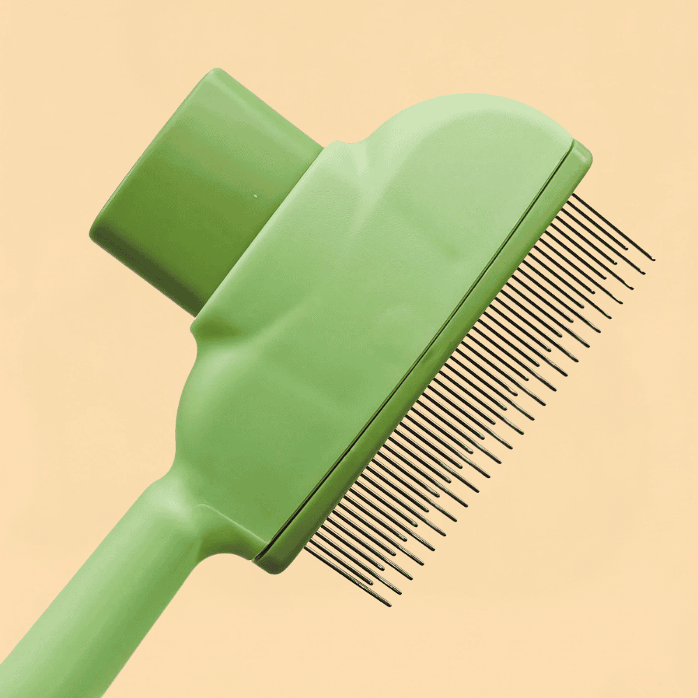 Escova Pet Removedora de Pelos com Autolimpeza