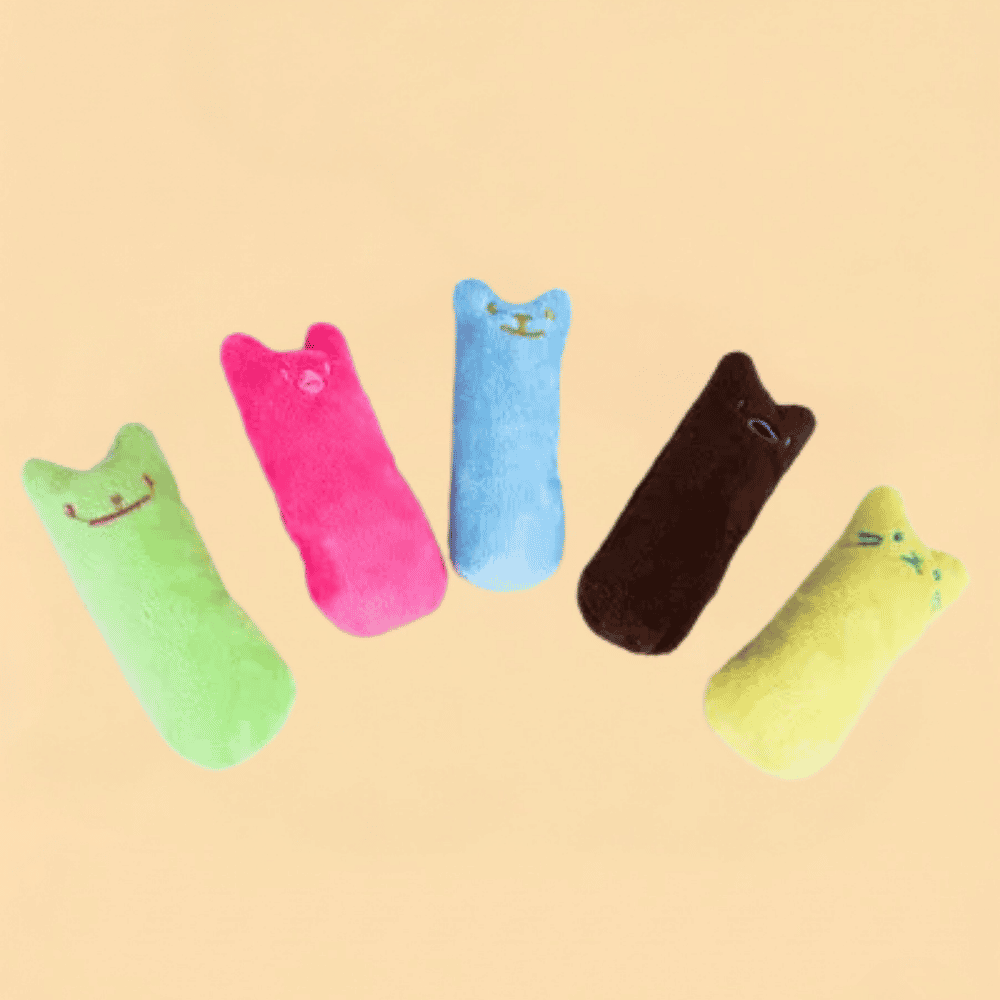 Brinquedo de Pelúcia Interativo com Catnip e Som para Gatos