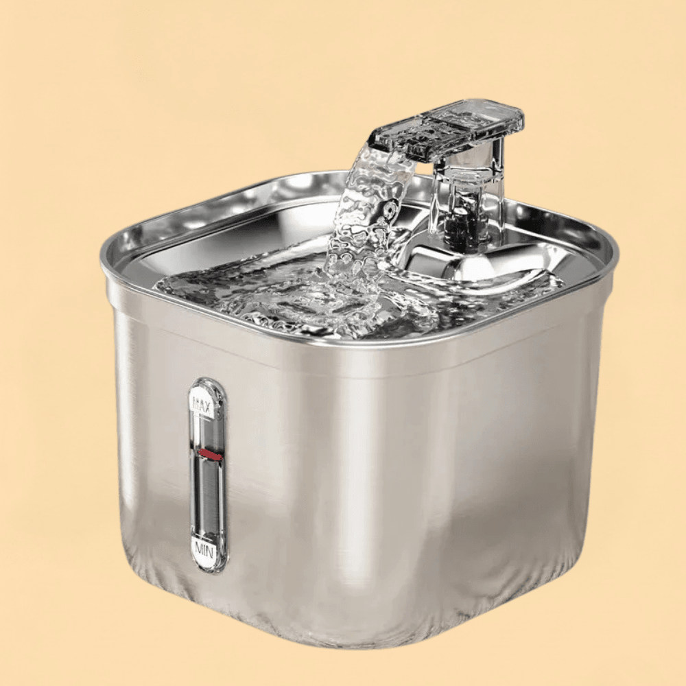 Fonte Agua Automatica Inox Com Filtro Visivel Gatos Caes