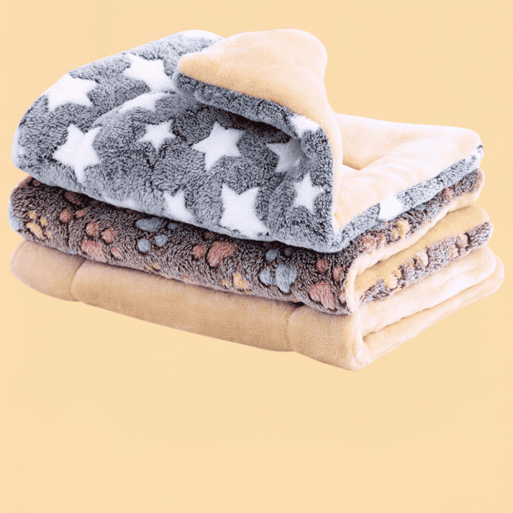 Tapete Pet Cama Soft Lavável Quente Estampado