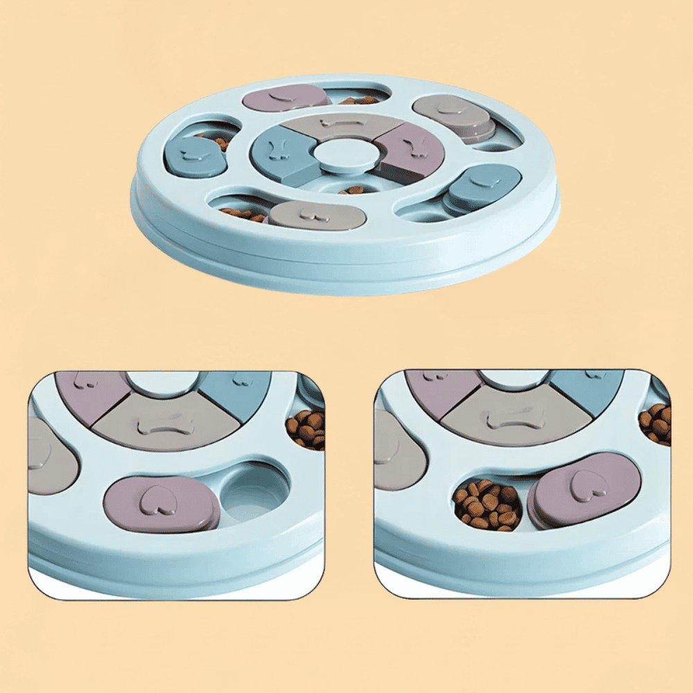 Comedouro Interativo e Brinquedo Educativo Dispenser de Ração