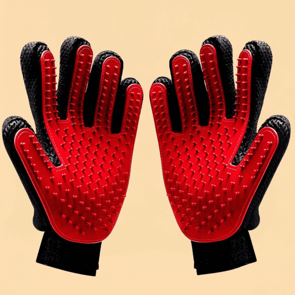 Luva Higiene Animal Silicone Térmica Massageadora Tira Pelos