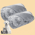 Manta Pet Inverno Lavavel Macia Caes Gatos Cinza