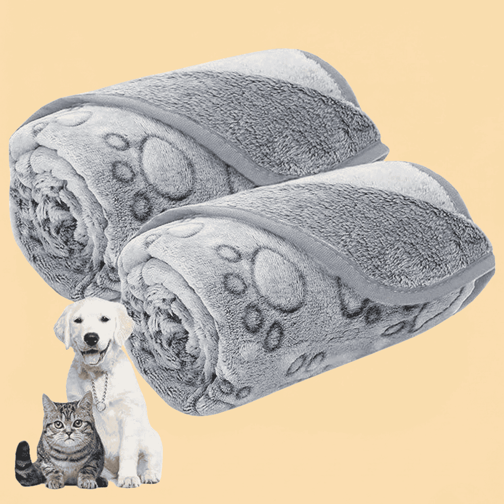 Manta Pet Inverno Lavavel Macia Caes Gatos Cinza