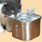 Fonte Agua Automatica Inox Com Filtro Visivel Gatos Caes