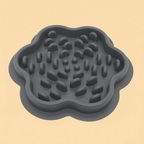 Tapete de Lamber de Silicone para Cães e Gatos Slow Food