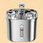 Fonte Agua Automatica Inox Com Filtro Visivel Gatos Caes