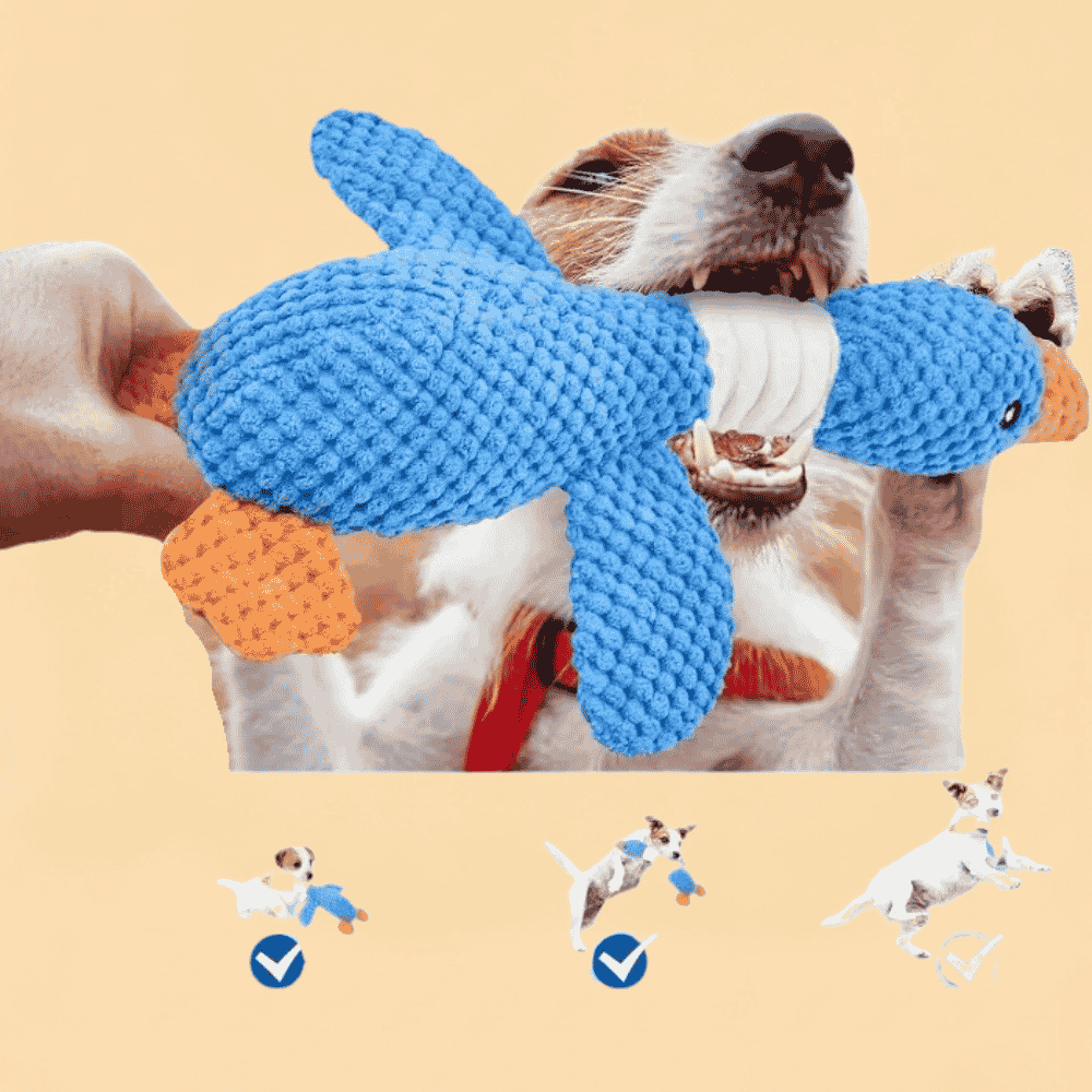 Brinquedo de Pelúcia com Som para Cães e Gatos Mordedores