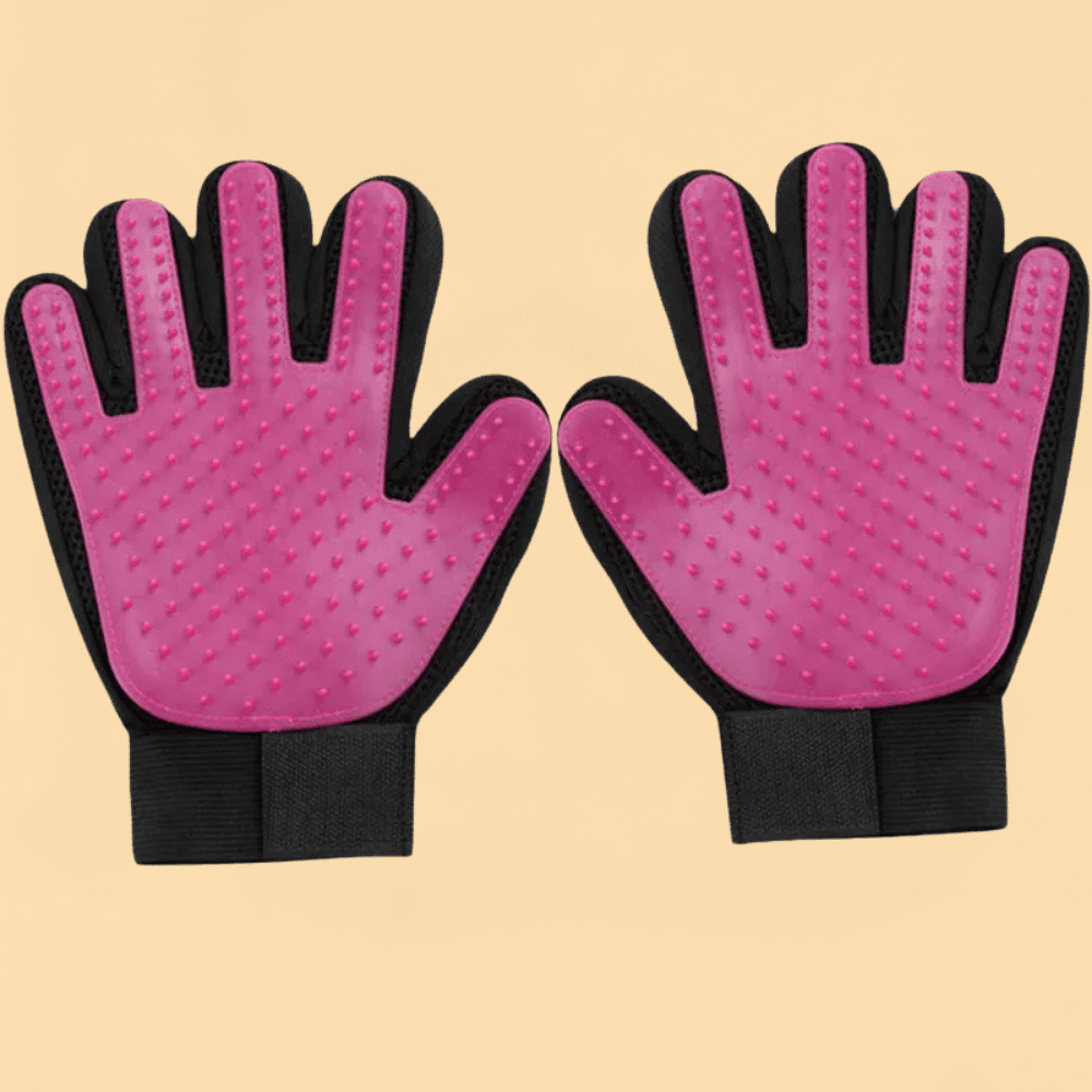 Luva Higiene Animal Silicone Térmica Massageadora Tira Pelos