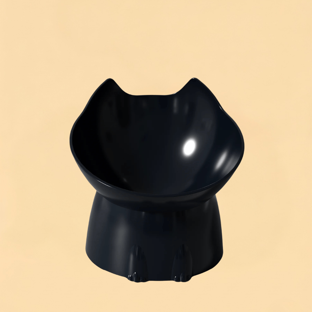 Comedouro Elevado Gatos Anti Tombo Protecao Cervical