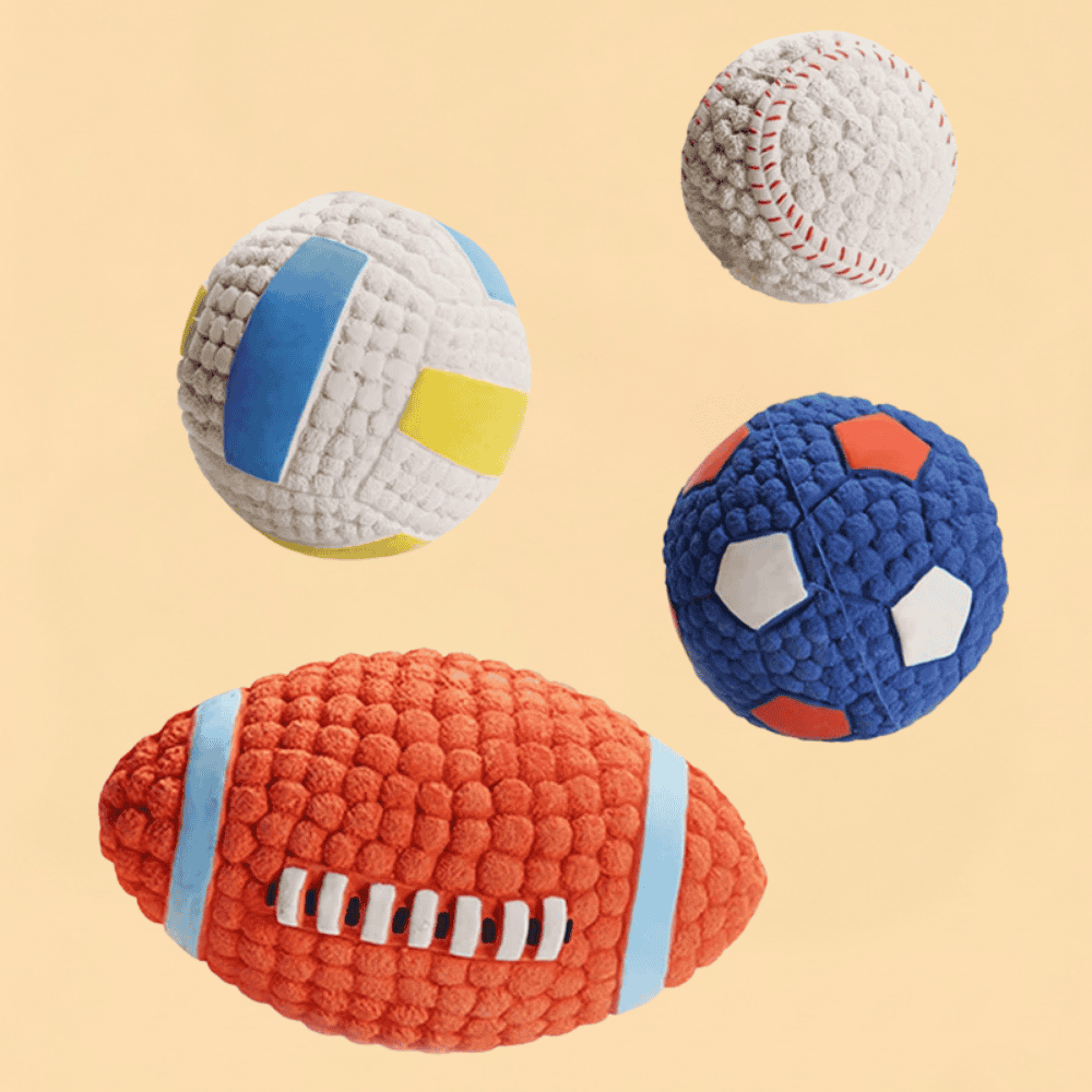 Brinquedo Pet Bola Com Som Limpa Dentes Caes Filhotes