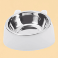 Tigela Pet de Inox Inclinada Ergonômica para Cães e Gatos