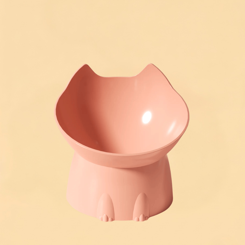 Comedouro Elevado Gatos Anti Tombo Protecao Cervical