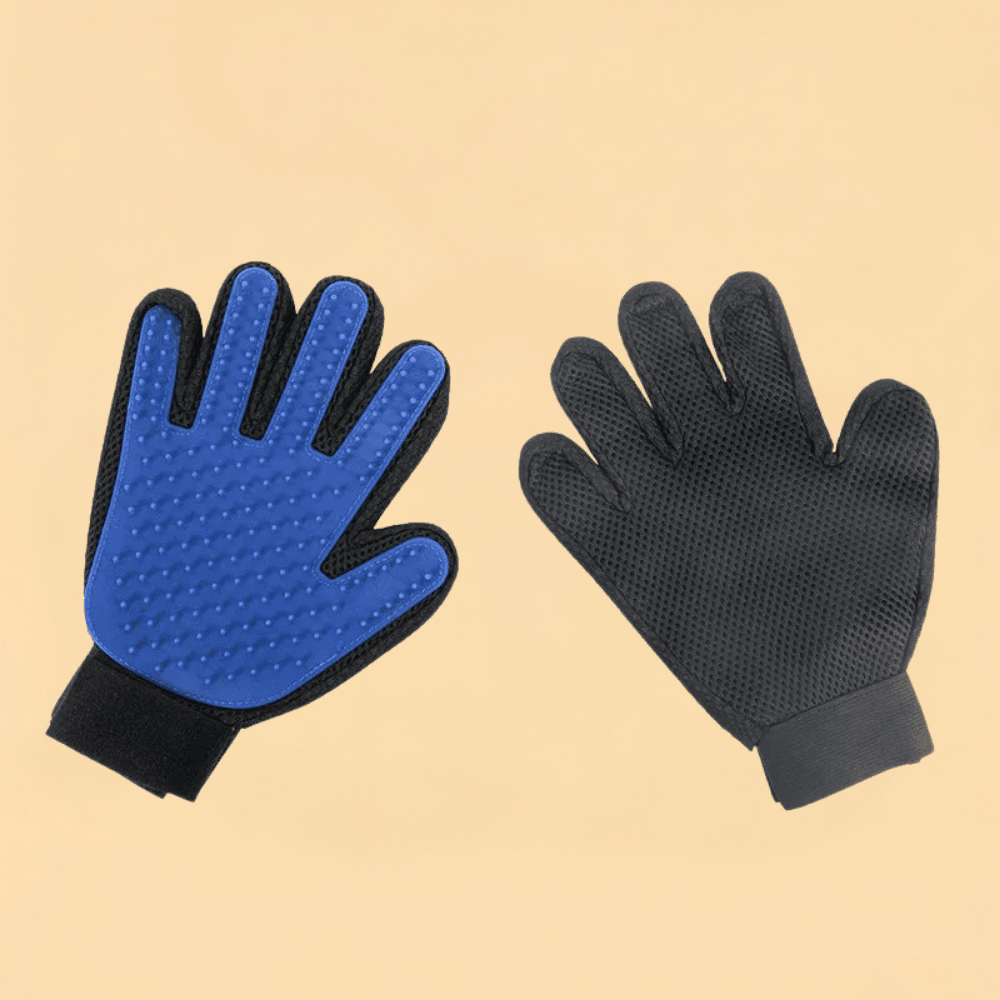 Luva Higiene Animal Silicone Térmica Massageadora Tira Pelos