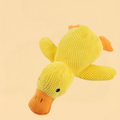 Brinquedo Pelucia Pato Interativo Limpa Dentes Caes
