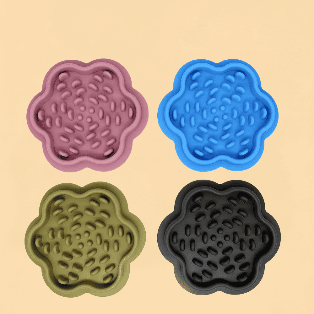Tapete de Lamber de Silicone para Cães e Gatos Slow Food