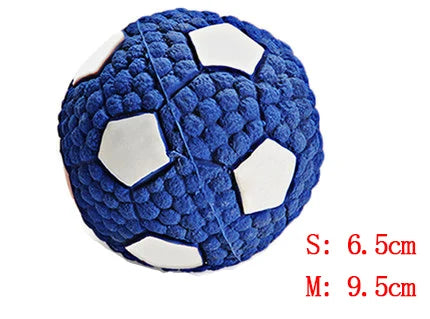 HOOPET Pet Dog Toy Balls Squeak Puppy Toys Interesting Tennis Football Tooth Cleaning Toys for Dogs