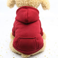 Solid Dog Hoodies Pet Clothes for Small Dogs Puppy Coat Jackets Sweatshirt for Chihuahua Doggie Cat Costume Cotton Pet Outfits